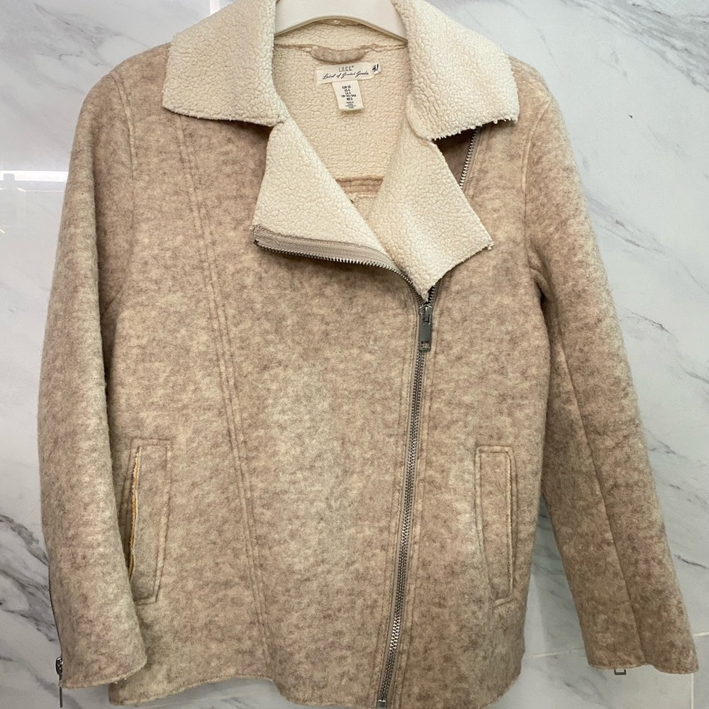 H&M Biker coat size 36